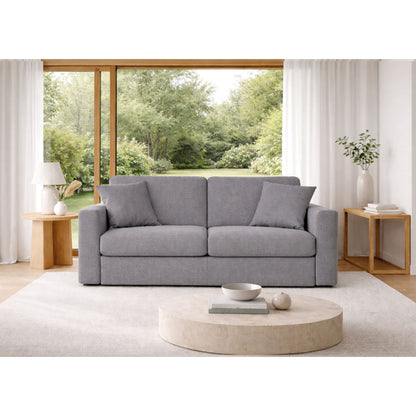 Canapé-lit Nereo avec matelas 18cm, déhoussable, fabriqué en Italie