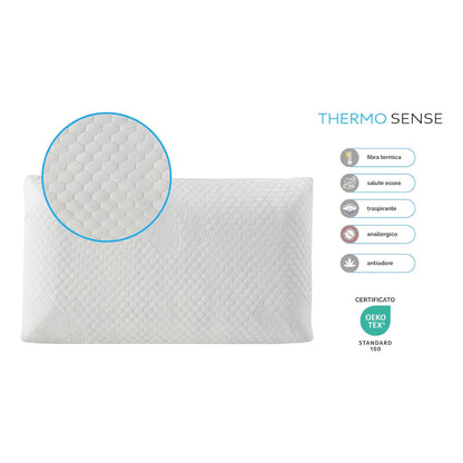 Cuscino Massaggiante Alto 13 Cm  in Memory Foam HD - Nuvole di Sonno