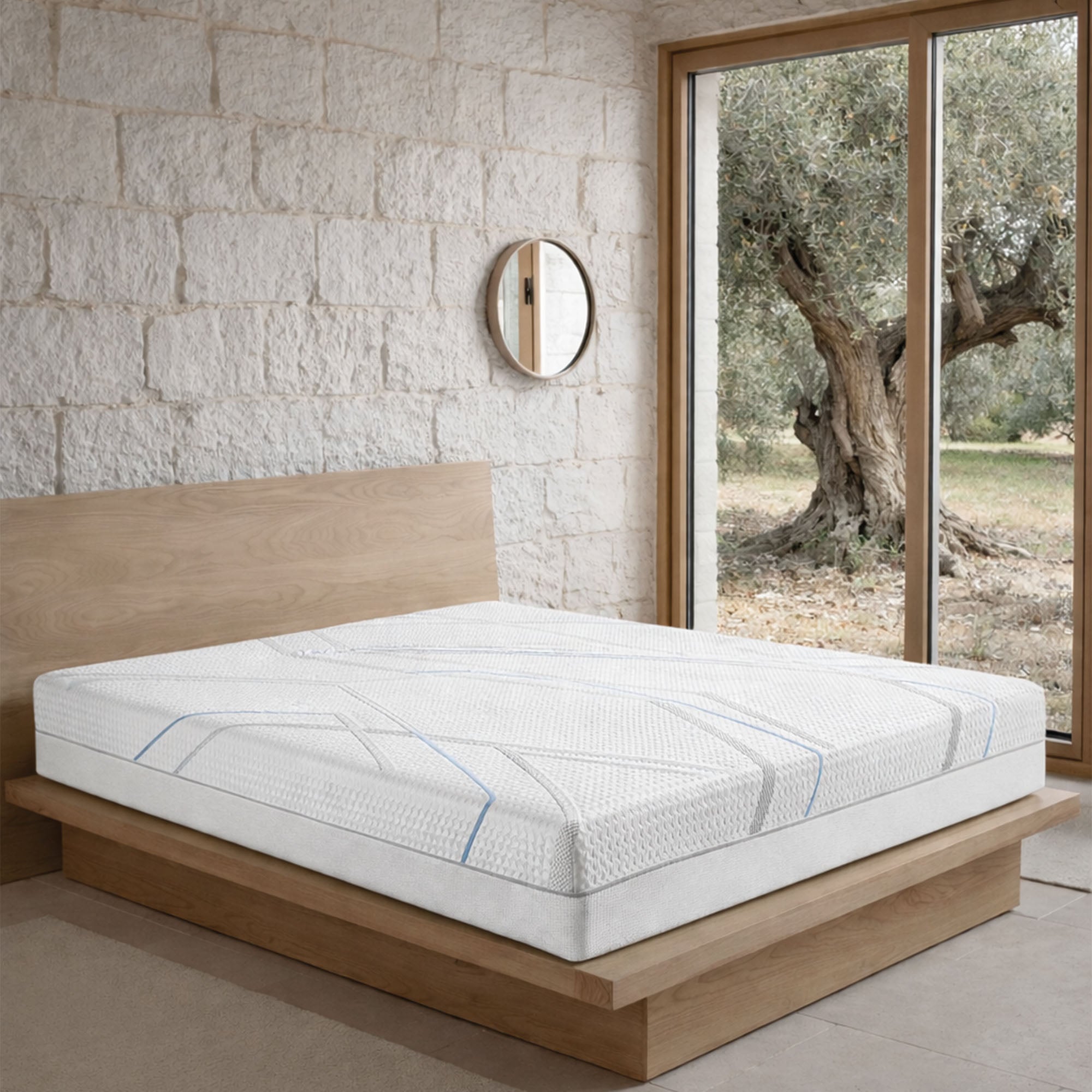 Materasso Memory Foam Traspirante (23cm) Tecnologia Green Air - Kaysa Solar