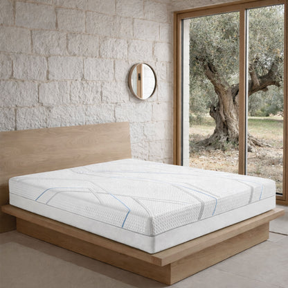 Matelas en Mousse à Mémoire de Forme Respirant (25cm) Technologie Green Air - Kaysa Solar