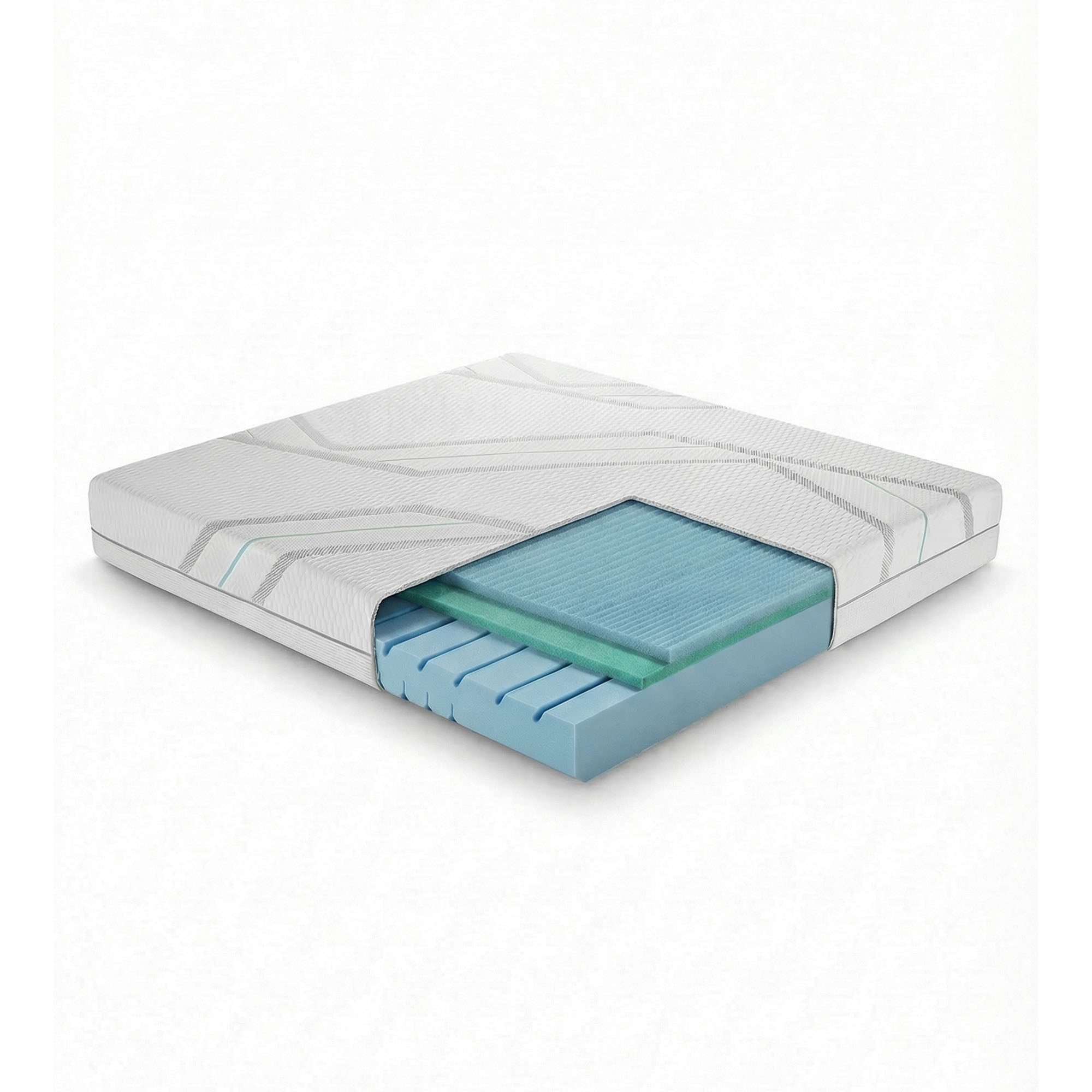 Materasso Memory Foam Traspirante (25cm) Tecnologia Green Air - Kaysa Solar