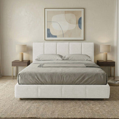Letto Matrimoniale Contenitore con rete rinforzata e apertura facilitata Alma