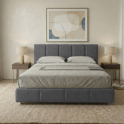 Letto Matrimoniale Contenitore con rete rinforzata e apertura facilitata Alma