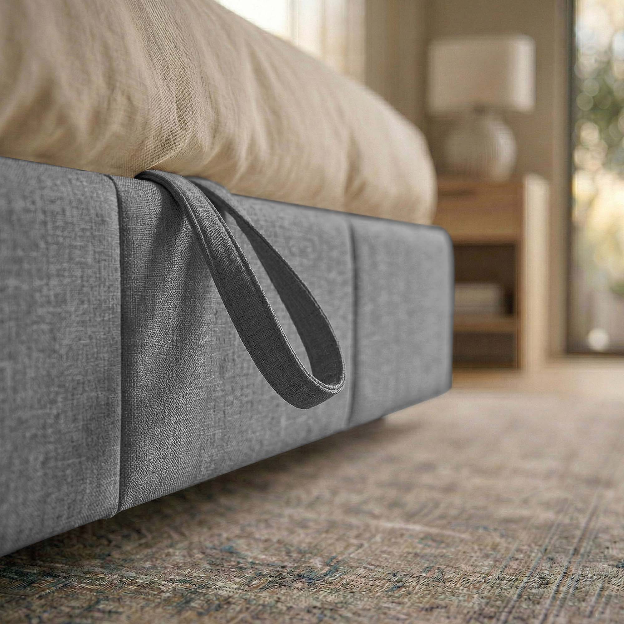 Letto Matrimoniale Contenitore con rete rinforzata e apertura facilitata Alma
