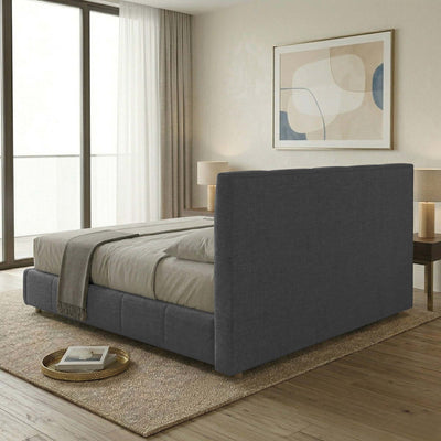 Letto Matrimoniale Contenitore con rete rinforzata e apertura facilitata Alma