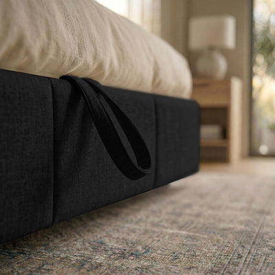 Letto Matrimoniale Contenitore con rete rinforzata e apertura facilitata Alma