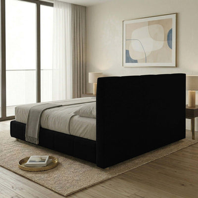 Letto Matrimoniale Contenitore con rete rinforzata e apertura facilitata Alma