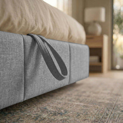 Letto Matrimoniale Contenitore con rete rinforzata e apertura facilitata Alma