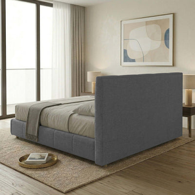 Letto Matrimoniale Contenitore con rete rinforzata e apertura facilitata Alma