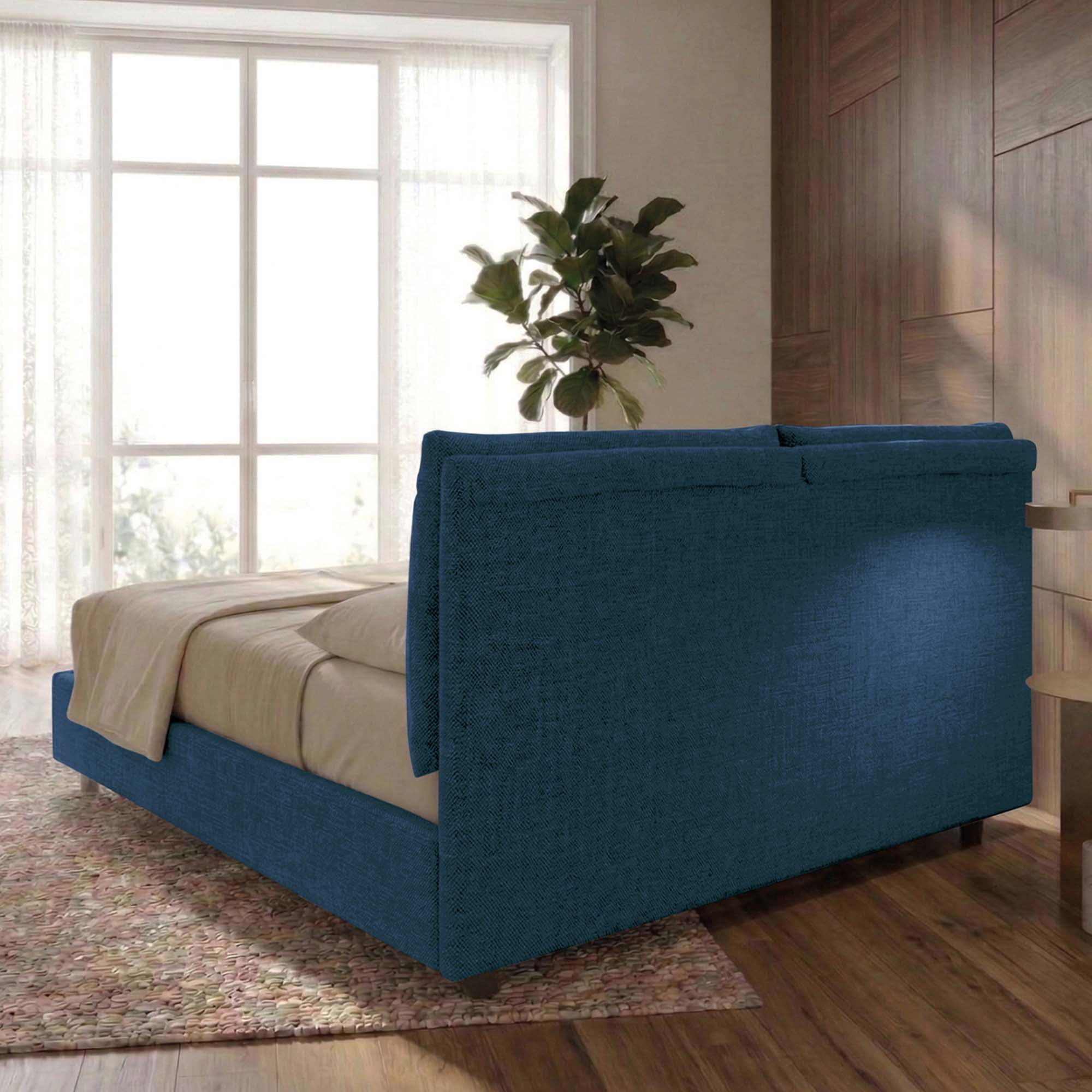 Letto Matrimoniale Contenitore con apertura facilitata e design classico Dune