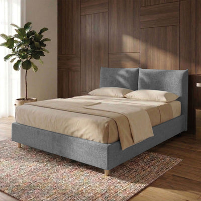 Letto Matrimoniale Contenitore con apertura facilitata e design classico Dune