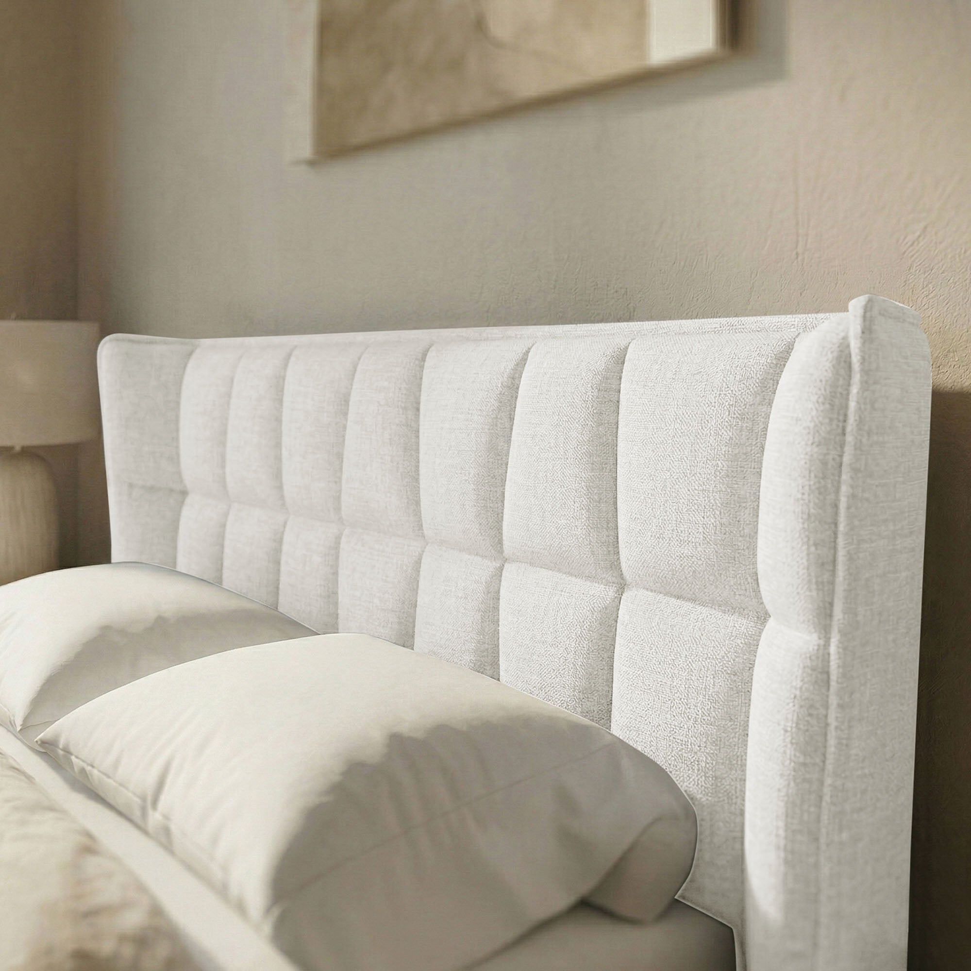 Letto Matrimoniale Contenitore con apertura facilitata e design moderno Nova