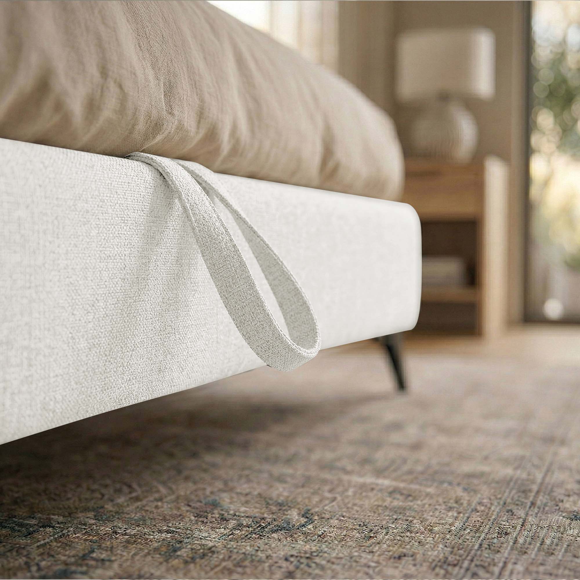 Letto Matrimoniale Contenitore con apertura facilitata e design moderno Nova
