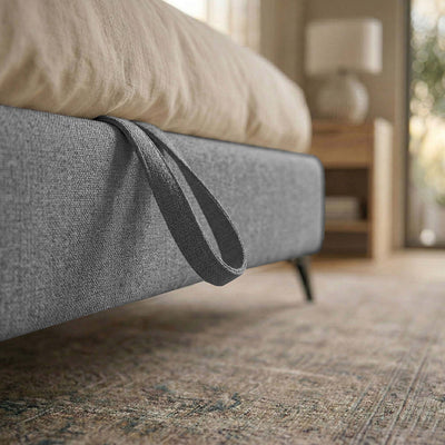 Letto Matrimoniale Contenitore con apertura facilitata e design moderno Nova