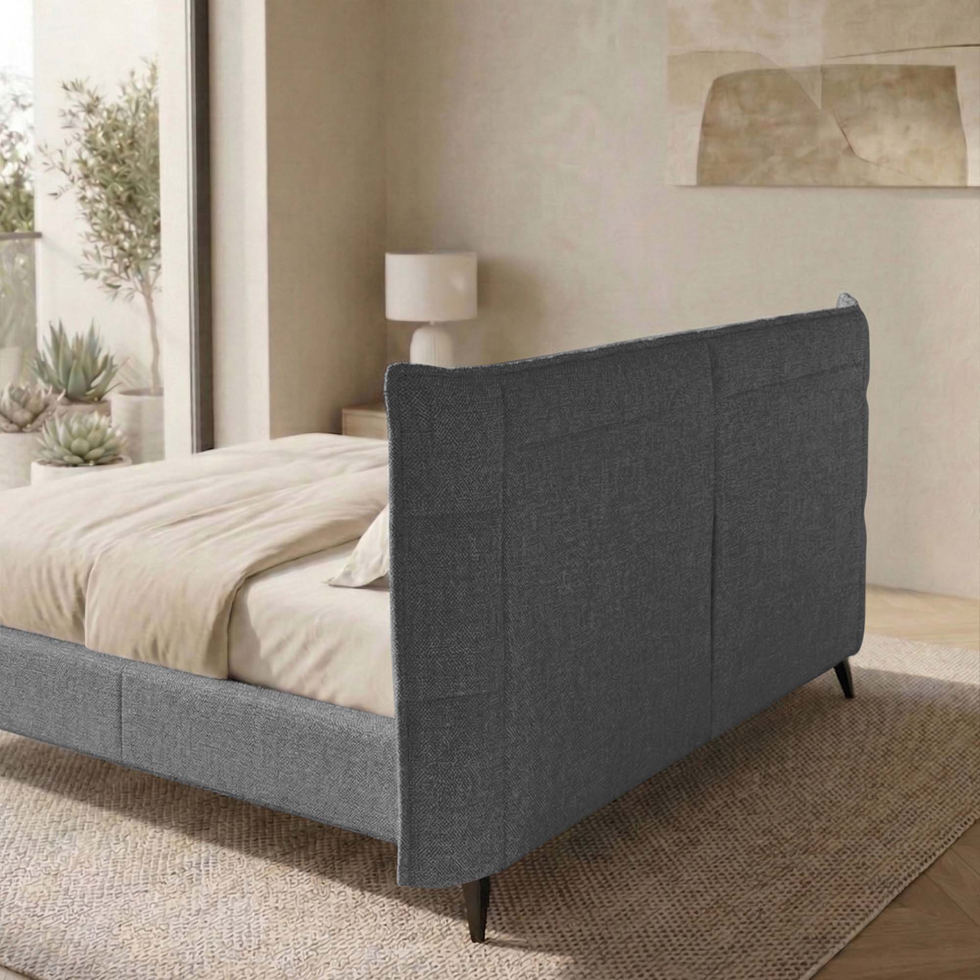 Letto Matrimoniale Contenitore con apertura facilitata e design moderno Nova