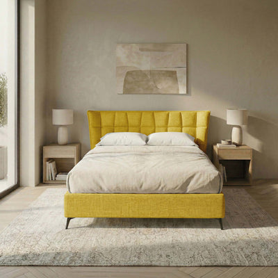 Letto Matrimoniale Contenitore con apertura facilitata e design moderno Nova