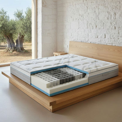 Matelas Orthopédique Ferme (25cm) | Déhoussable avec 800 Ressorts & MyCell® - Kaysa One