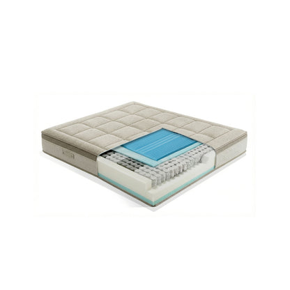 Matelas Hybride Orthopédique (25cm) | Mousse à Mémoire de Forme HD & 800 Ressorts Ensachés - Kaysa Plus