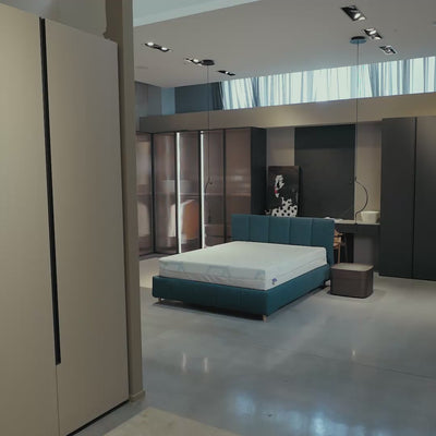 Letto Matrimoniale Contenitore con rete rinforzata e apertura facilitata Alma