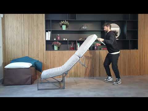 Pouf Letto Reverso con Materasso in Waterfoam