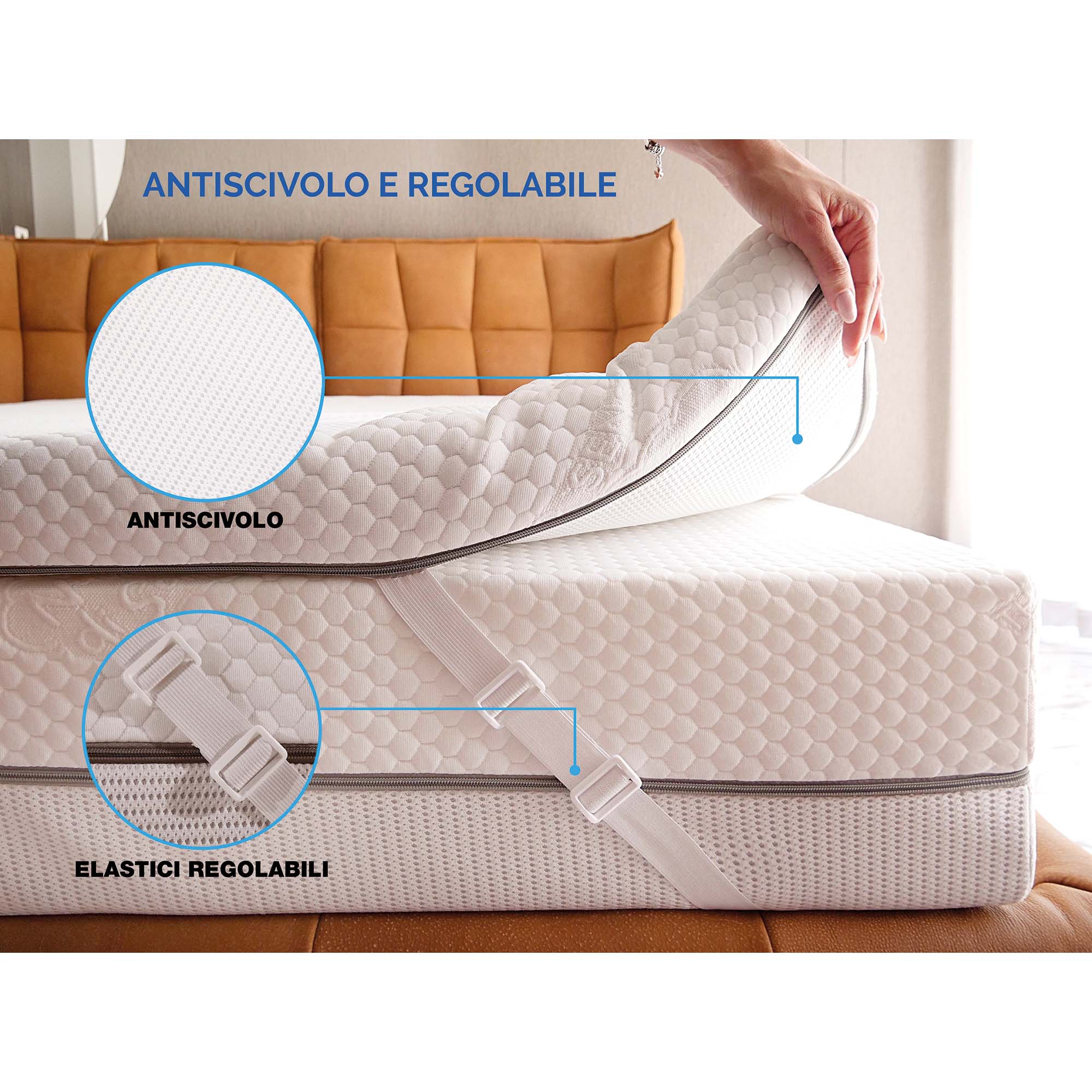 Topper Serenity in Memory Foam - Nuvole di Sonno